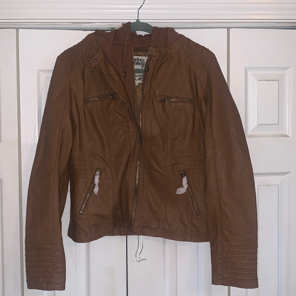Brown Moto jacket